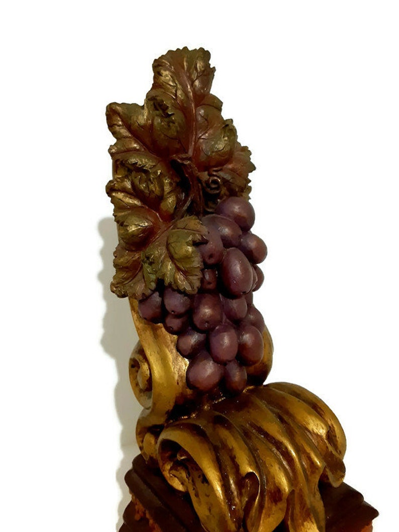 Acanthus And Grape Bookends - Italian Style Sconces